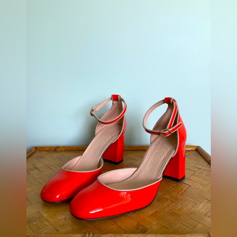 Bright Orange Heel